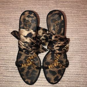 Marciano ankle wrapped heels